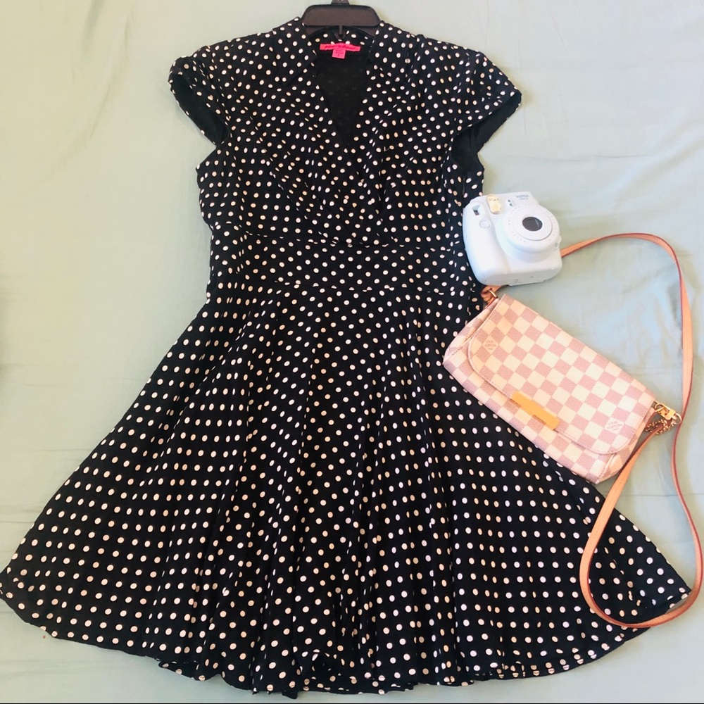 Cute Polka Dot Betsy Johnson Dress